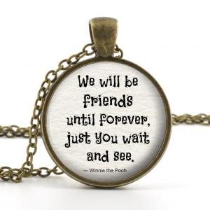 Friendship Necklace - Winnie The Pooh Jewelry -..